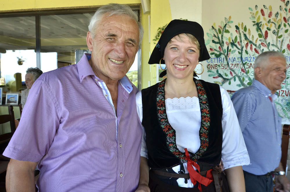 Ivo Saganić and daughter